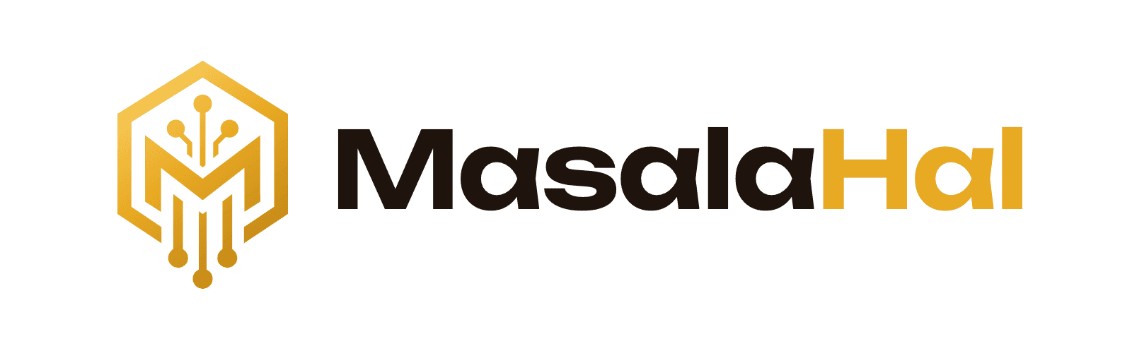 MasalaHal logo — transparent (for light backgrounds)